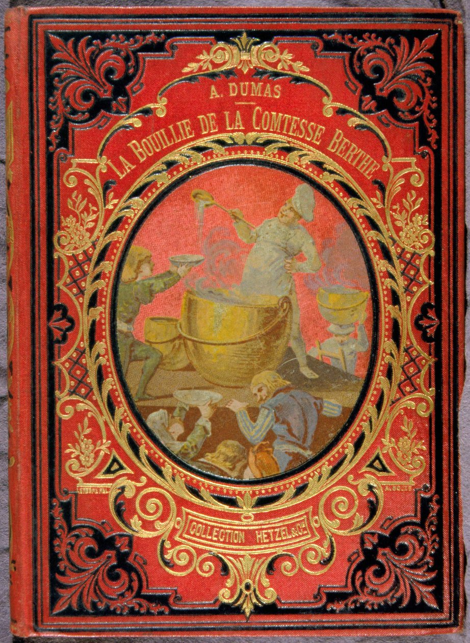 Omslag til bogen ""La Bouille de la Comtesse Berthe"" af Alexandre Dumas, Hetzel-samlingen. af Unknown artist