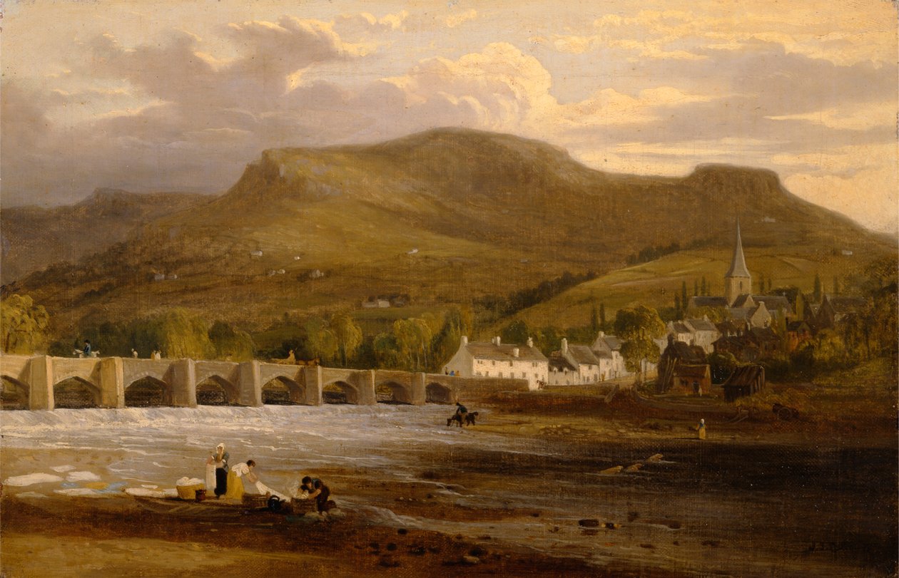 Crickhowell, Breconshire af Unknown artist