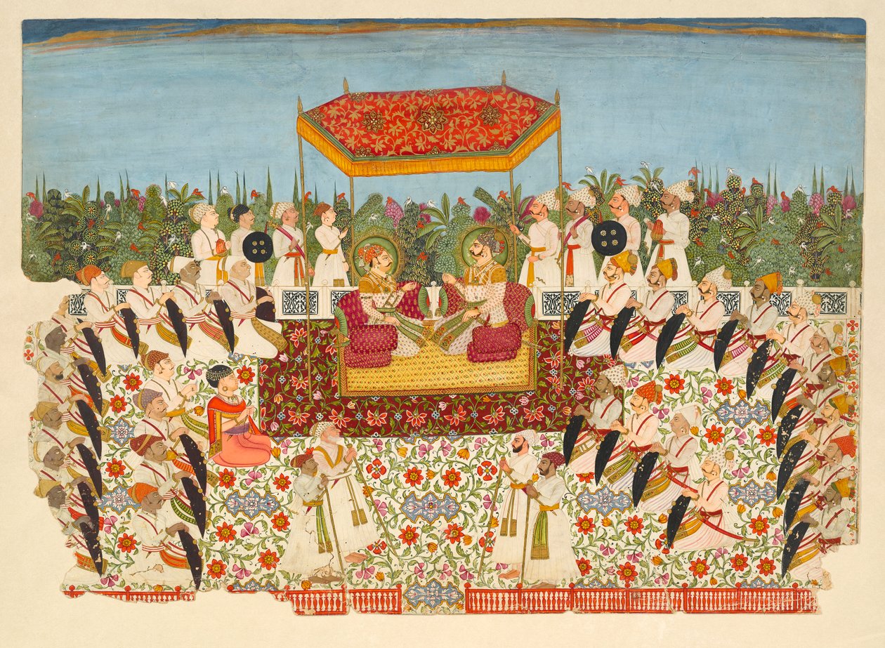 Darbar Mirza Maharai Lakhpatiji af Unknown artist