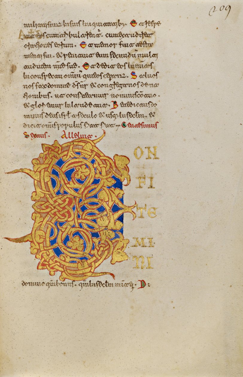 Dekoreret initial C af Unknown artist
