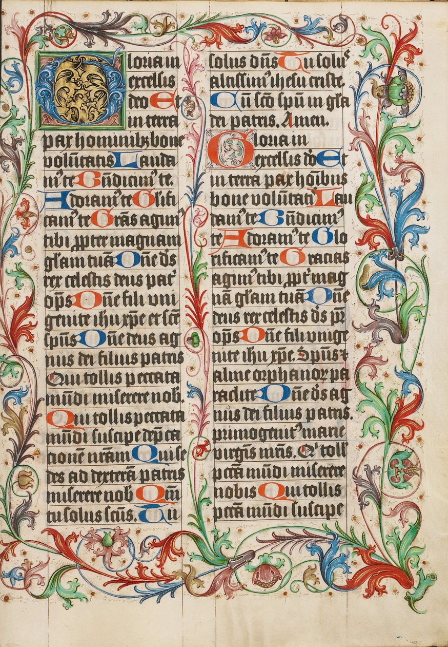 Dekoreret initial G af Unknown artist