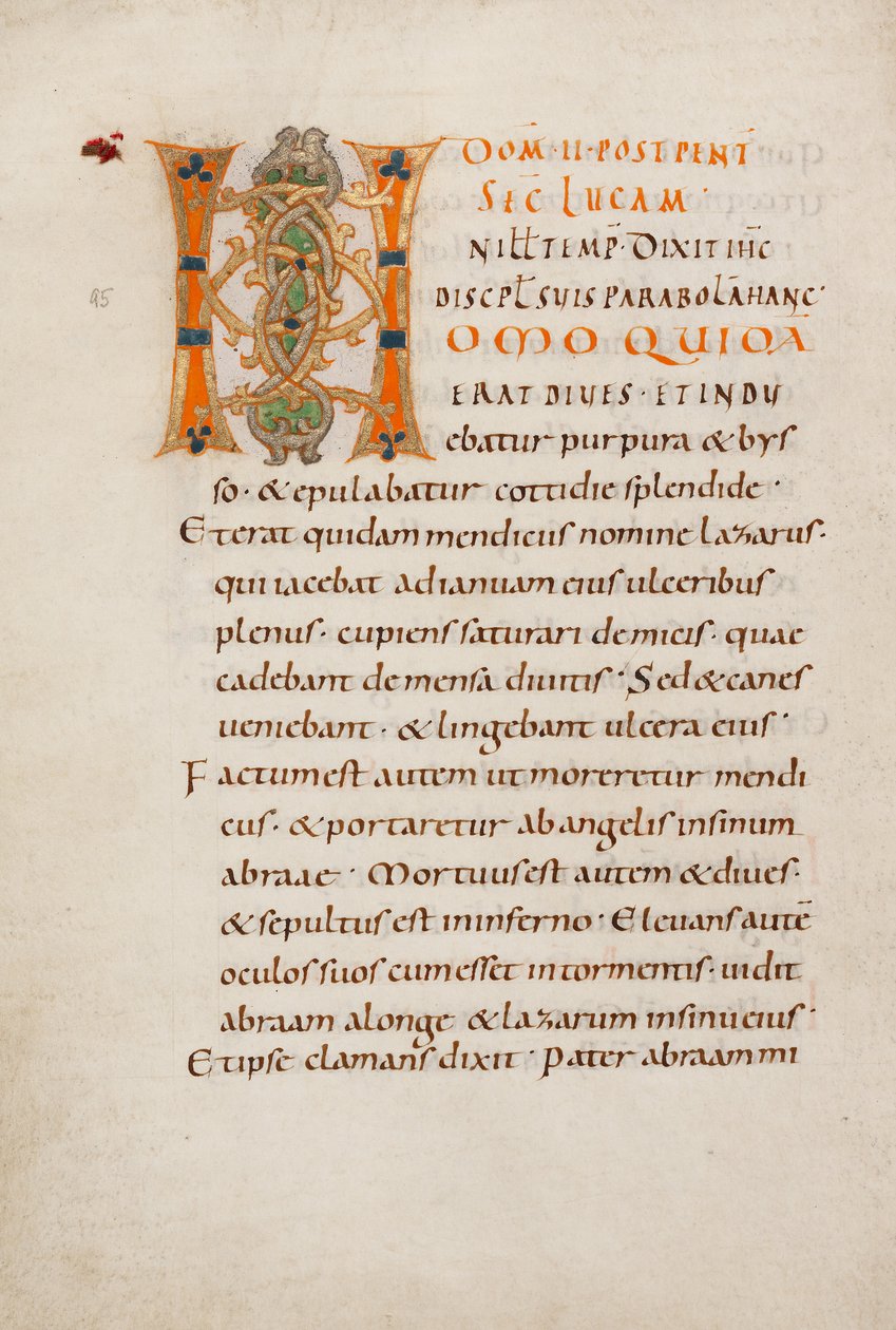 Dekoreret initial H af Unknown artist