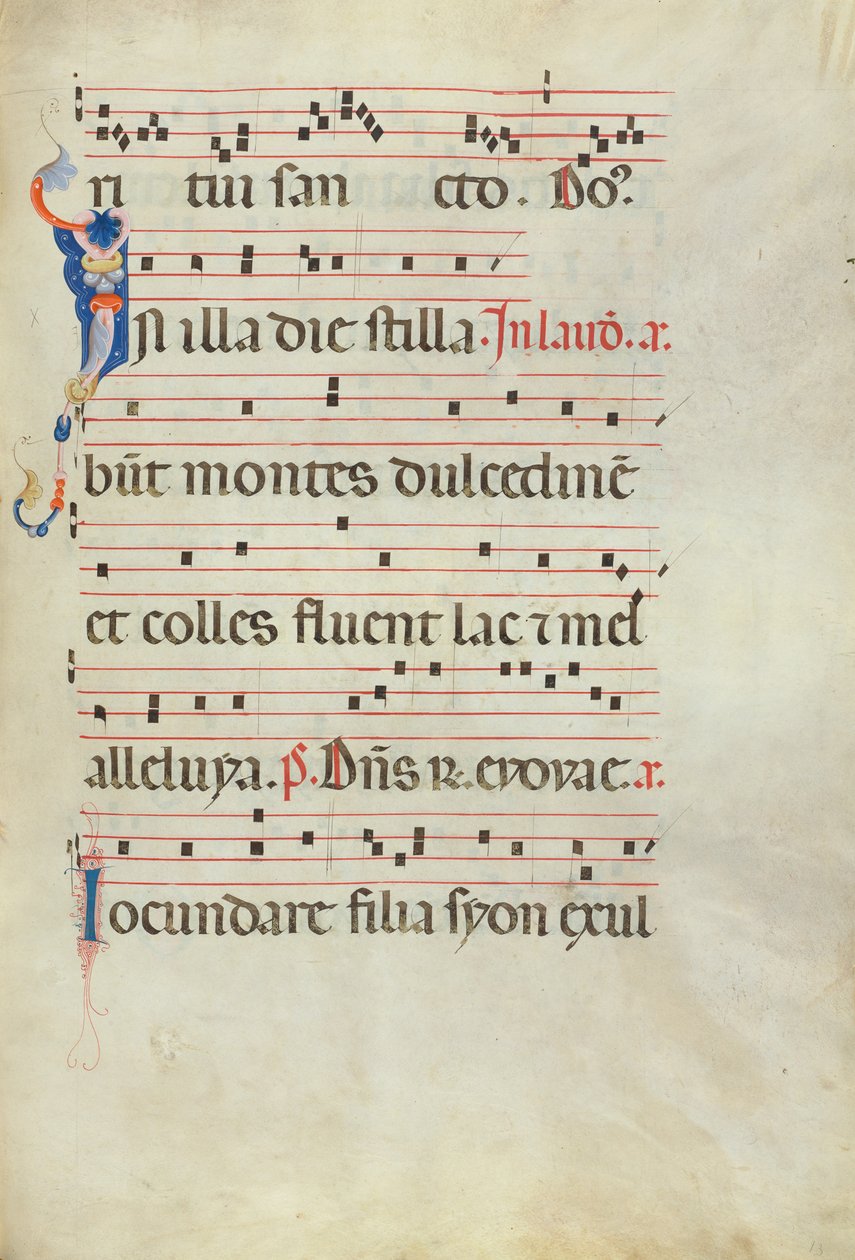 Dekoreret initial I af Unknown artist