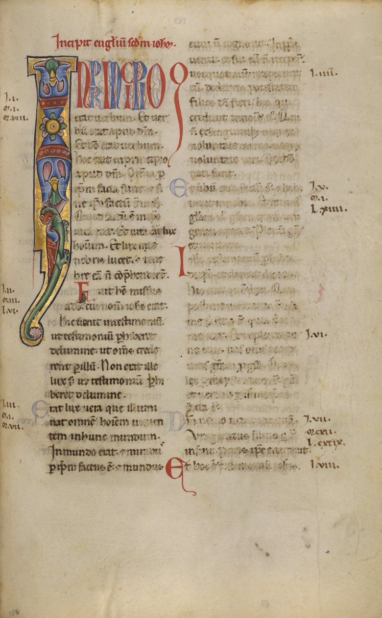 Dekoreret initial I af Unknown artist