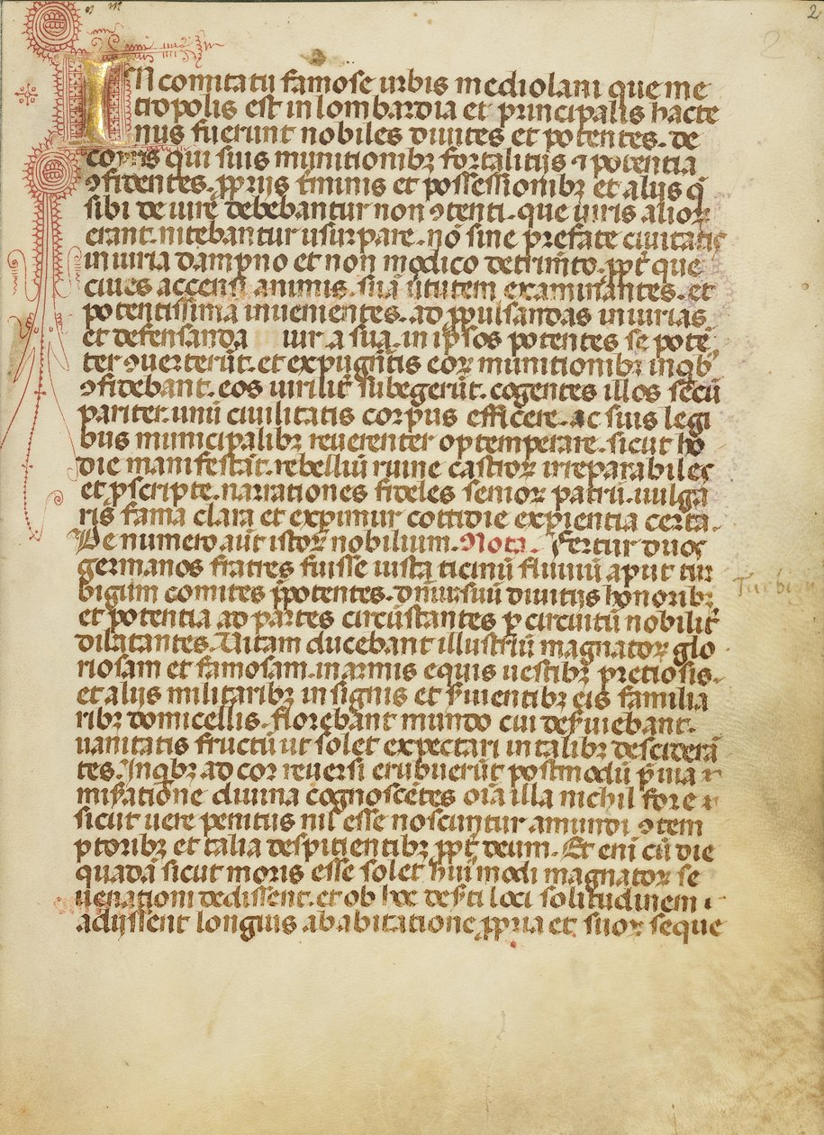 Dekoreret initial I af Unknown artist