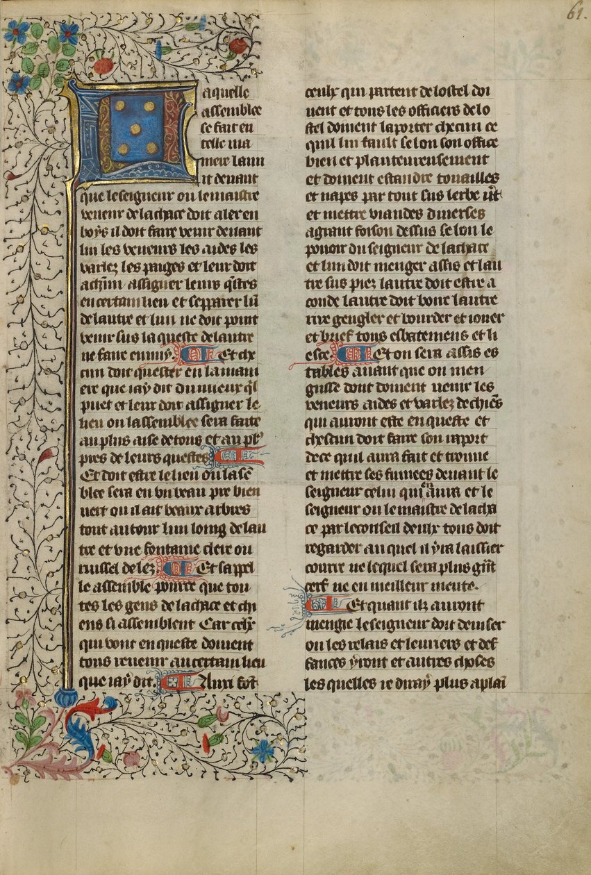 Dekoreret initial L af Unknown artist