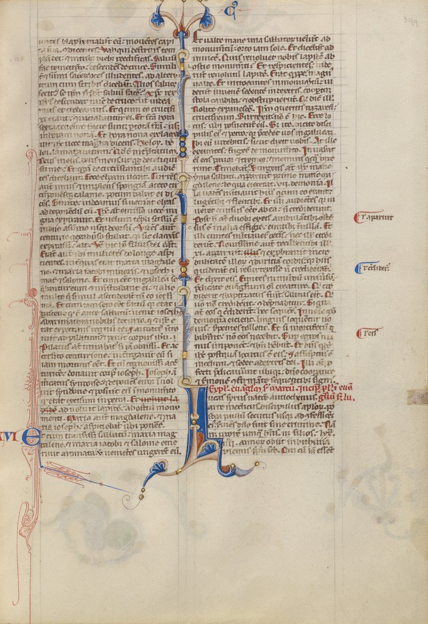 Dekoreret initial L af Unknown artist