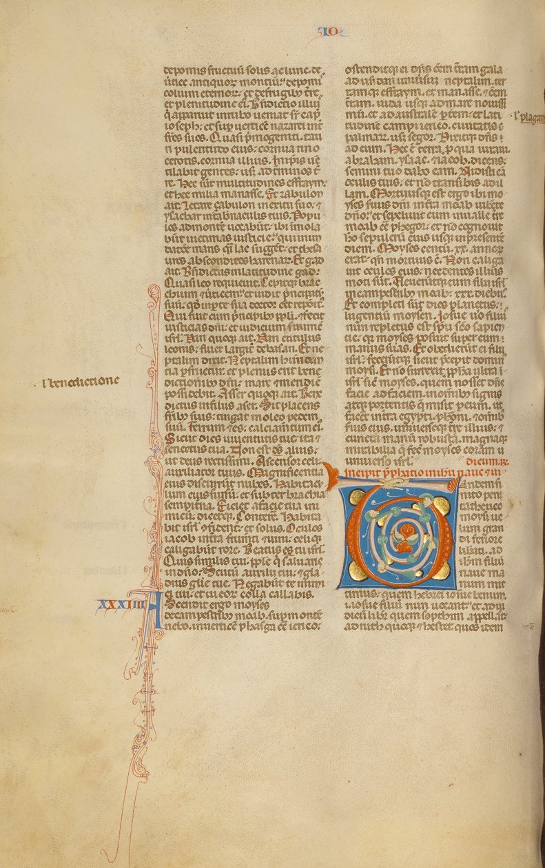 Dekoreret initial T af Unknown artist