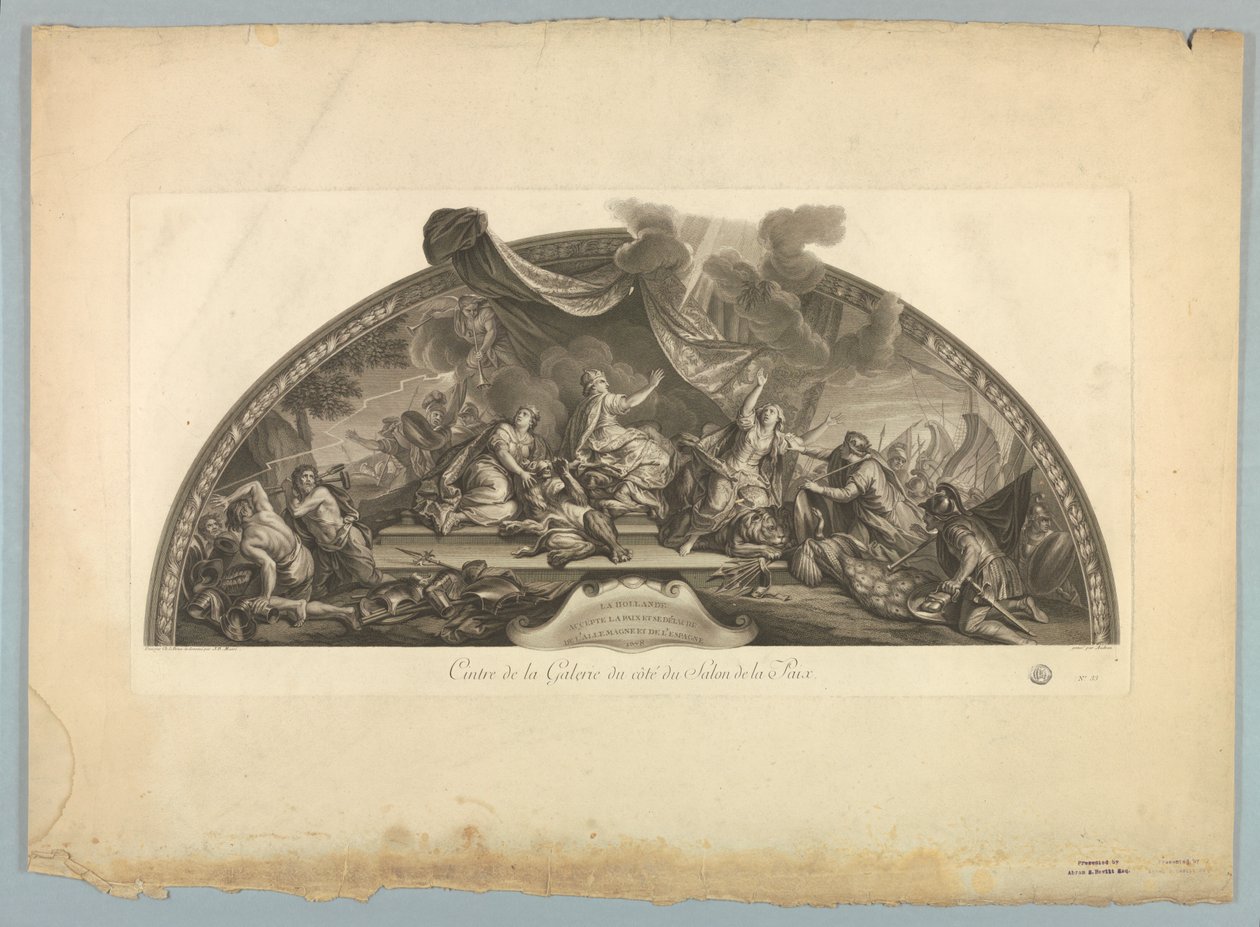 Dekorationer af Lebrun og Mignard i Versailles-slottet af Unknown artist