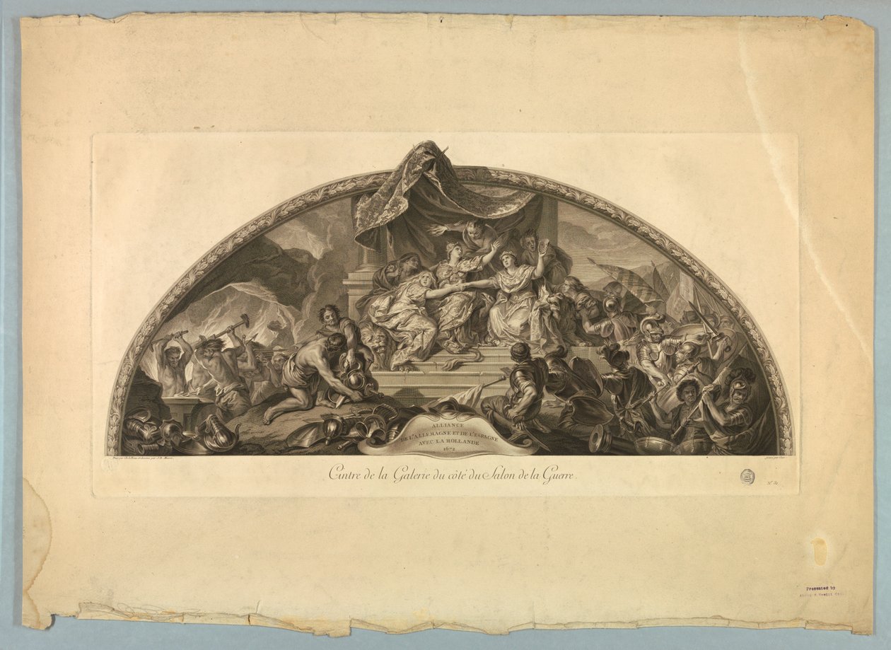 Dekorationer af Lebrun og Mignard i Versailles-slottet af Unknown artist