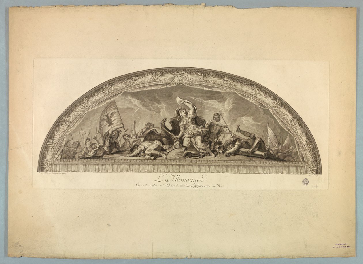 Dekorationer af Lebrun og Mignard i Versailles-slottet af Unknown artist