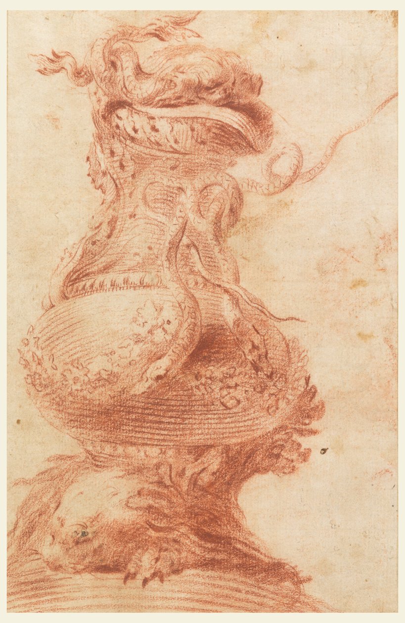 Dekorativ vase af Unknown artist