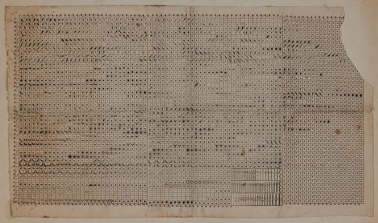 Designtegning, slutningen af det 18. eller begyndelsen af det 19. århundrede af Unknown artist