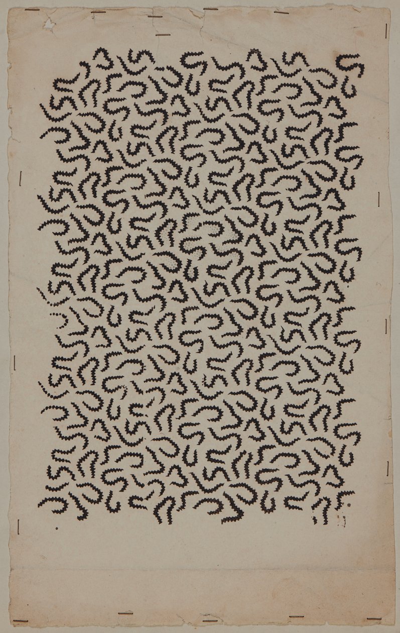 Designtegning, slutningen af det 18. århundrede af Unknown artist