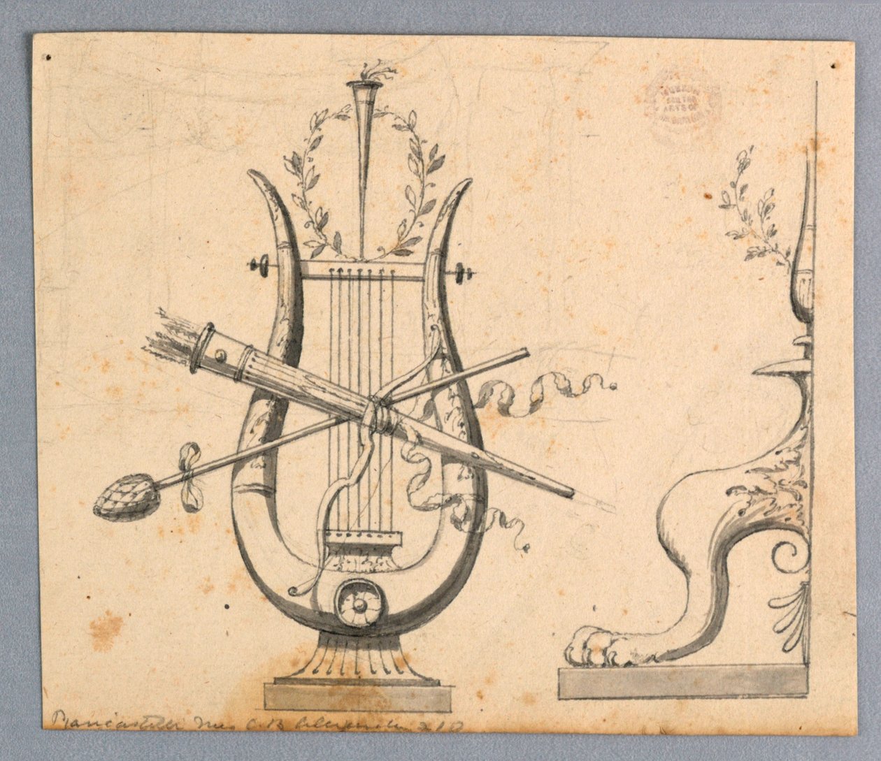 Design til dekorative motiver af Unknown artist