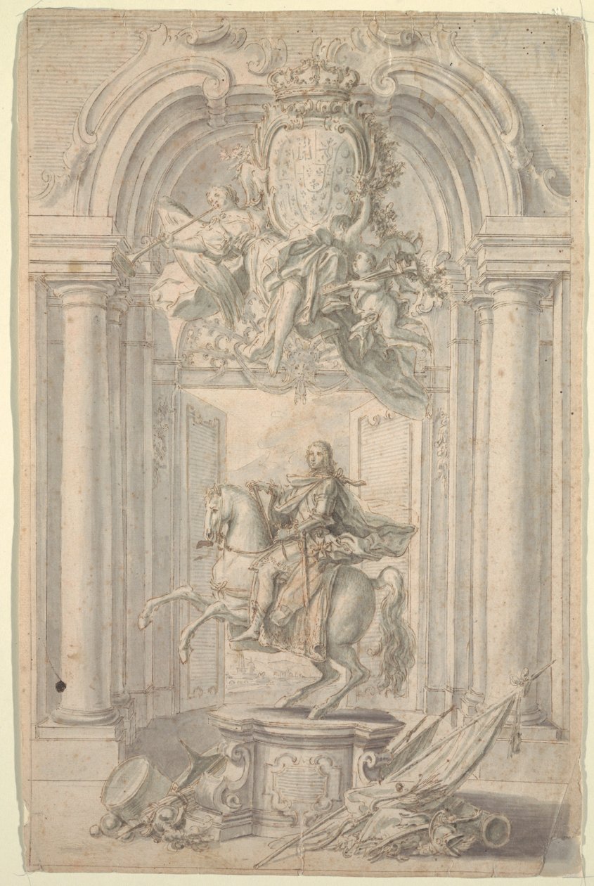Design til Equestrian Monument of Charles III af Unknown artist