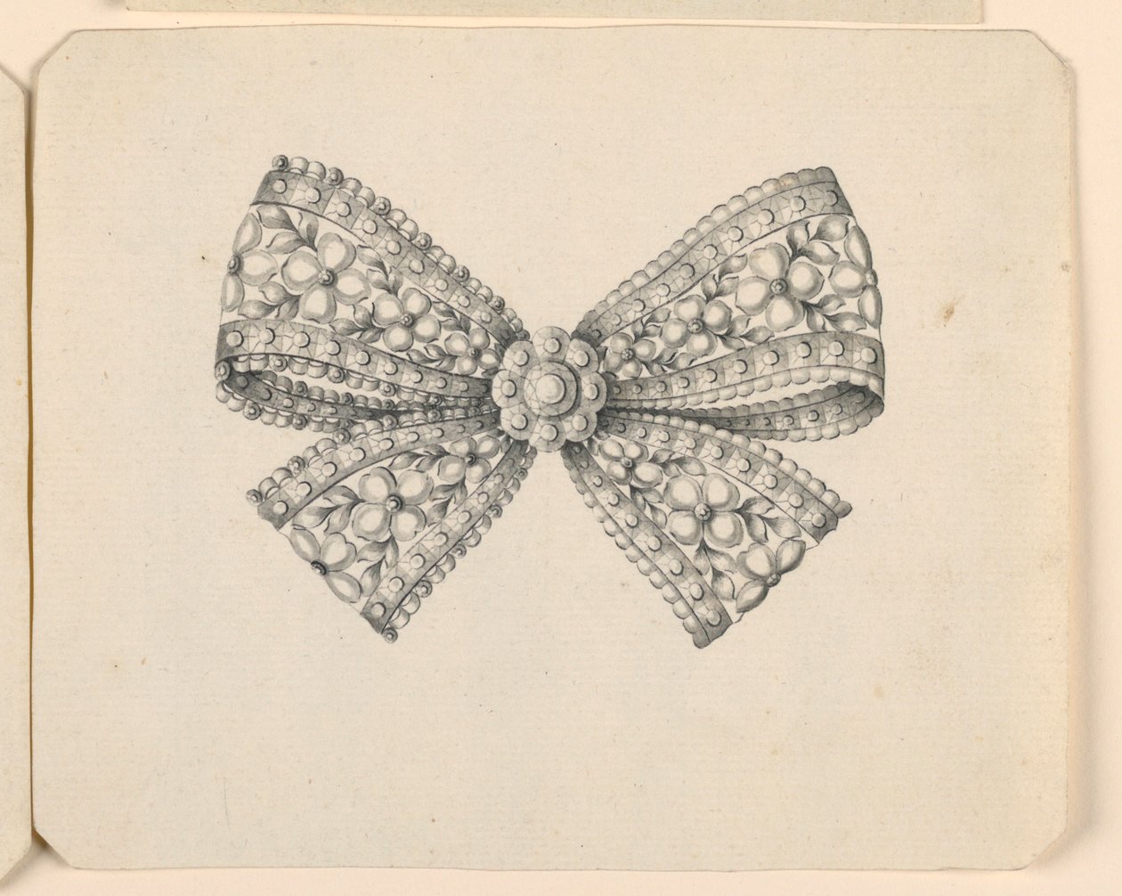 Design til en broche af Unknown artist