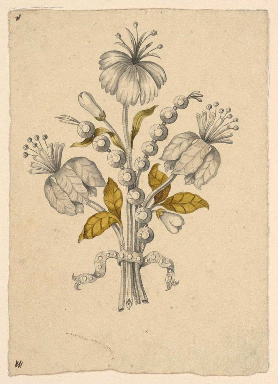 Design til en Corsage af Unknown artist