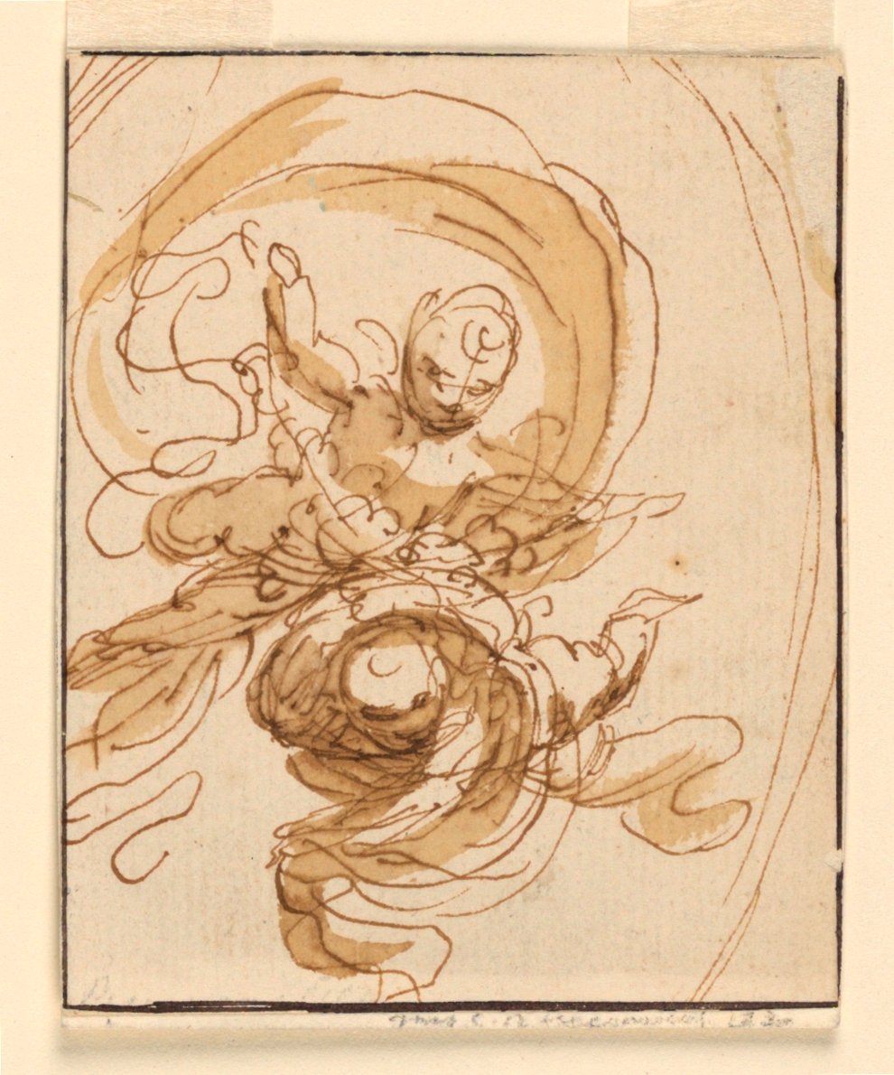 Design til en malet væg af Unknown artist