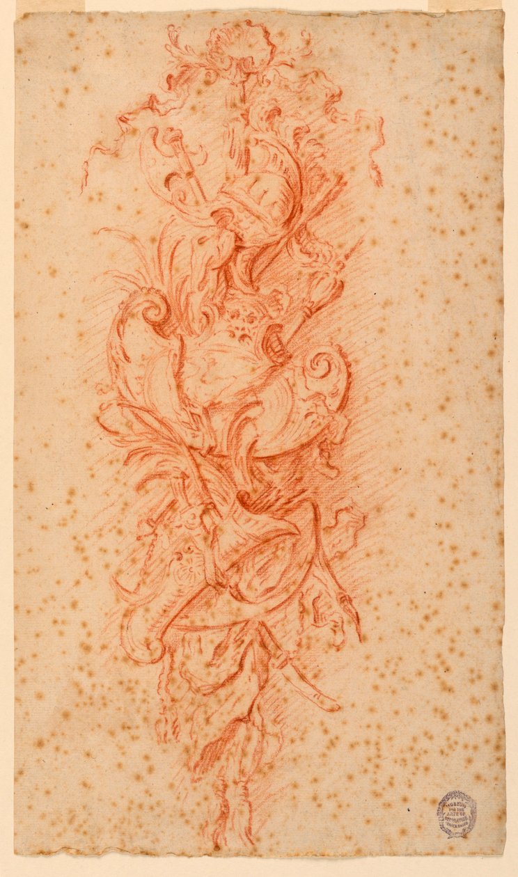 Design til et Trophy of Arms af Unknown artist