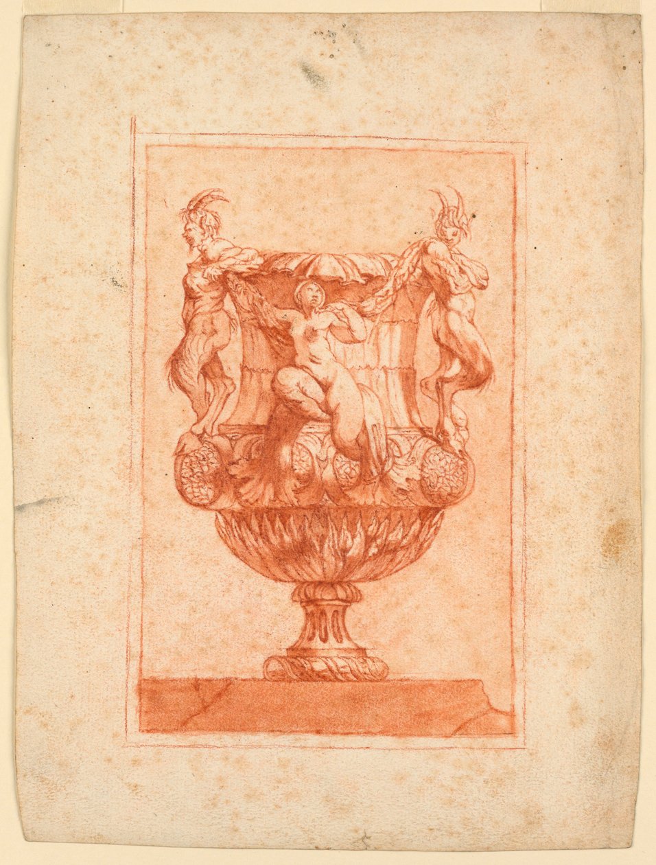 Design til en vase af Unknown artist