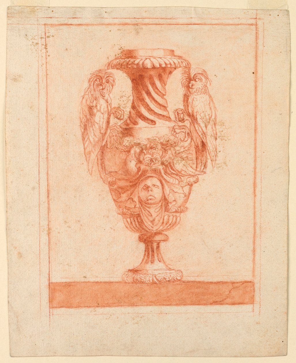 Design til en vase af Unknown artist
