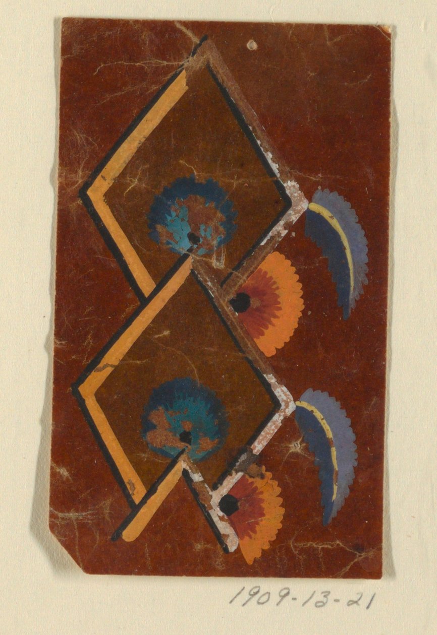 Design til et vævet stof af Unknown artist