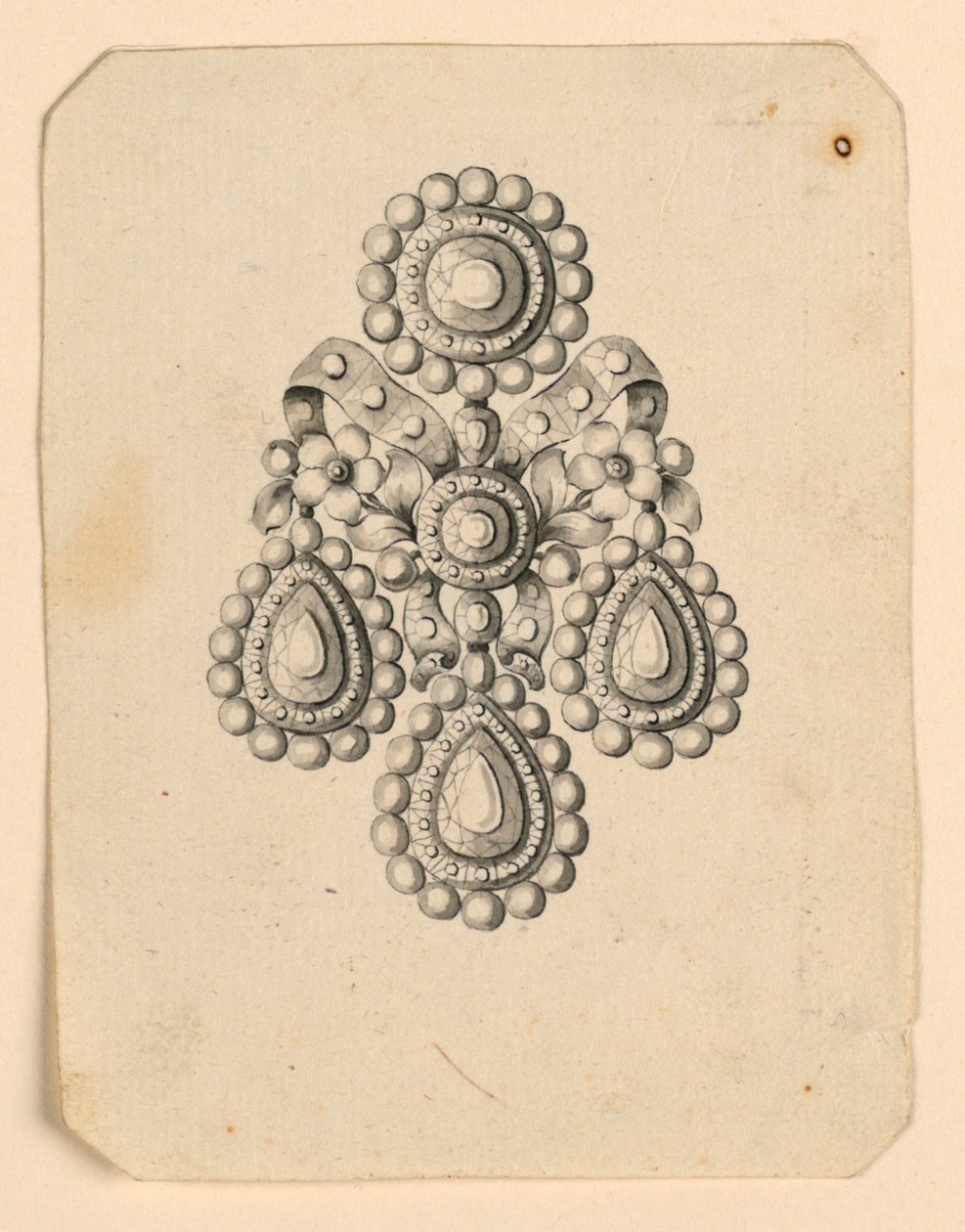 Design til en ørering af Unknown artist