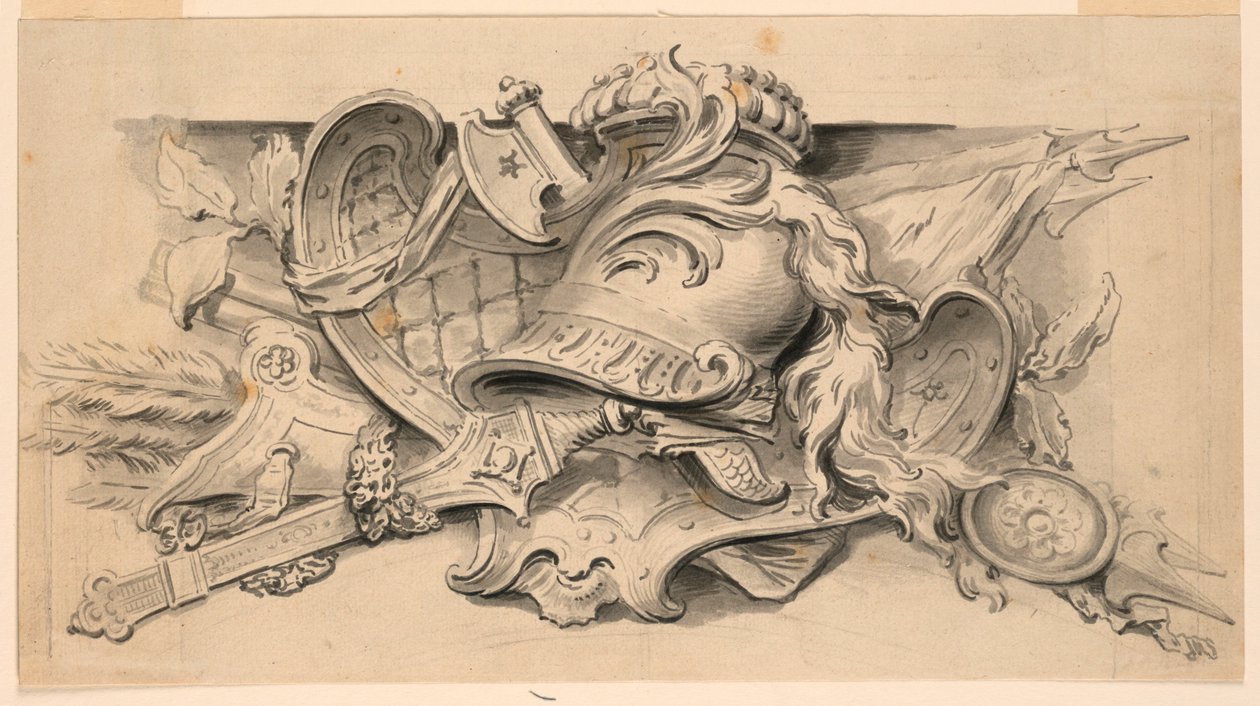 Design til Trophy of Arms af Unknown artist