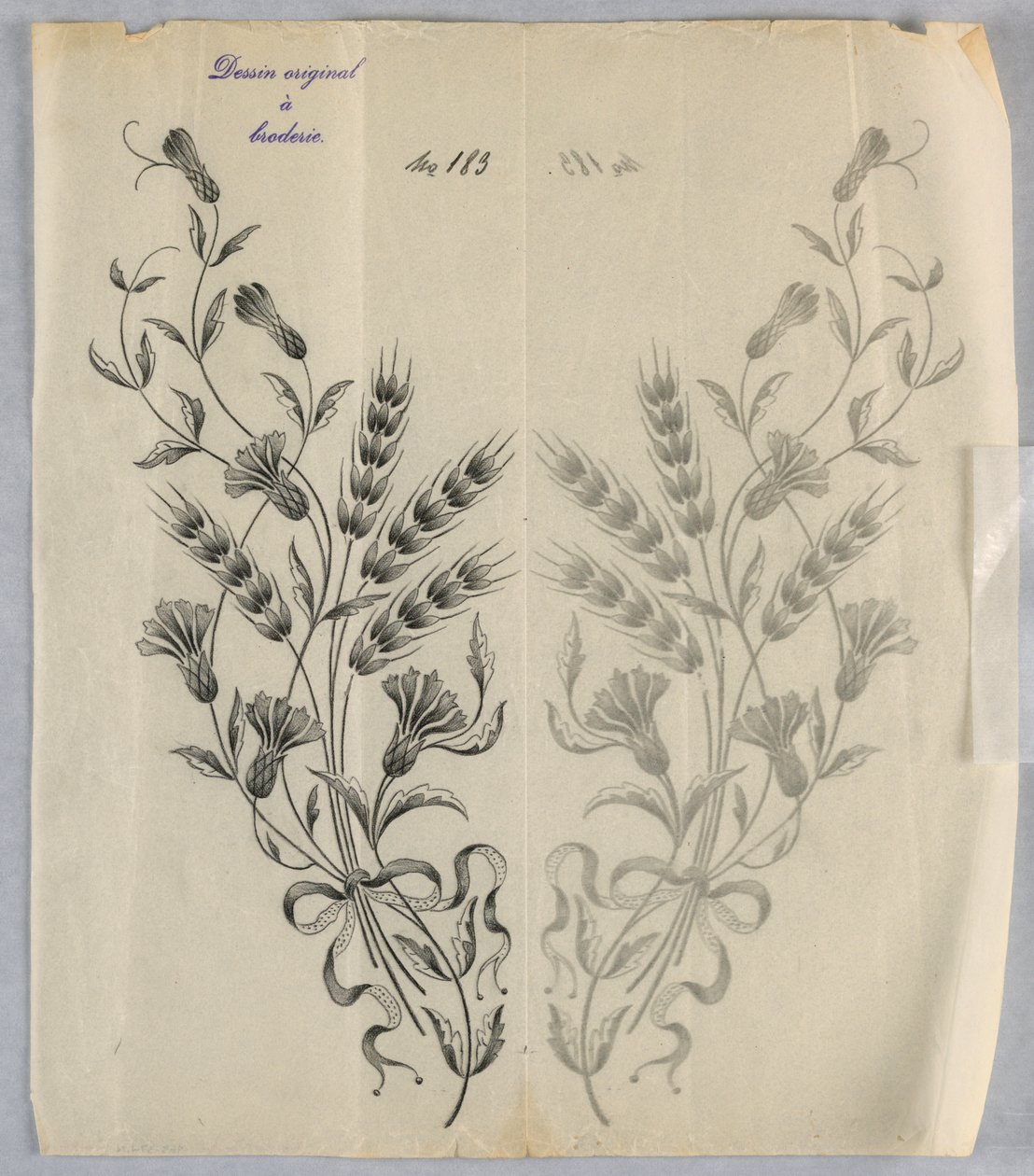 Designs til broderi af Unknown artist