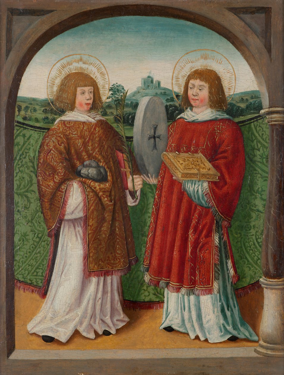 Sankt Stefan og Sankt Florian () af Unknown artist