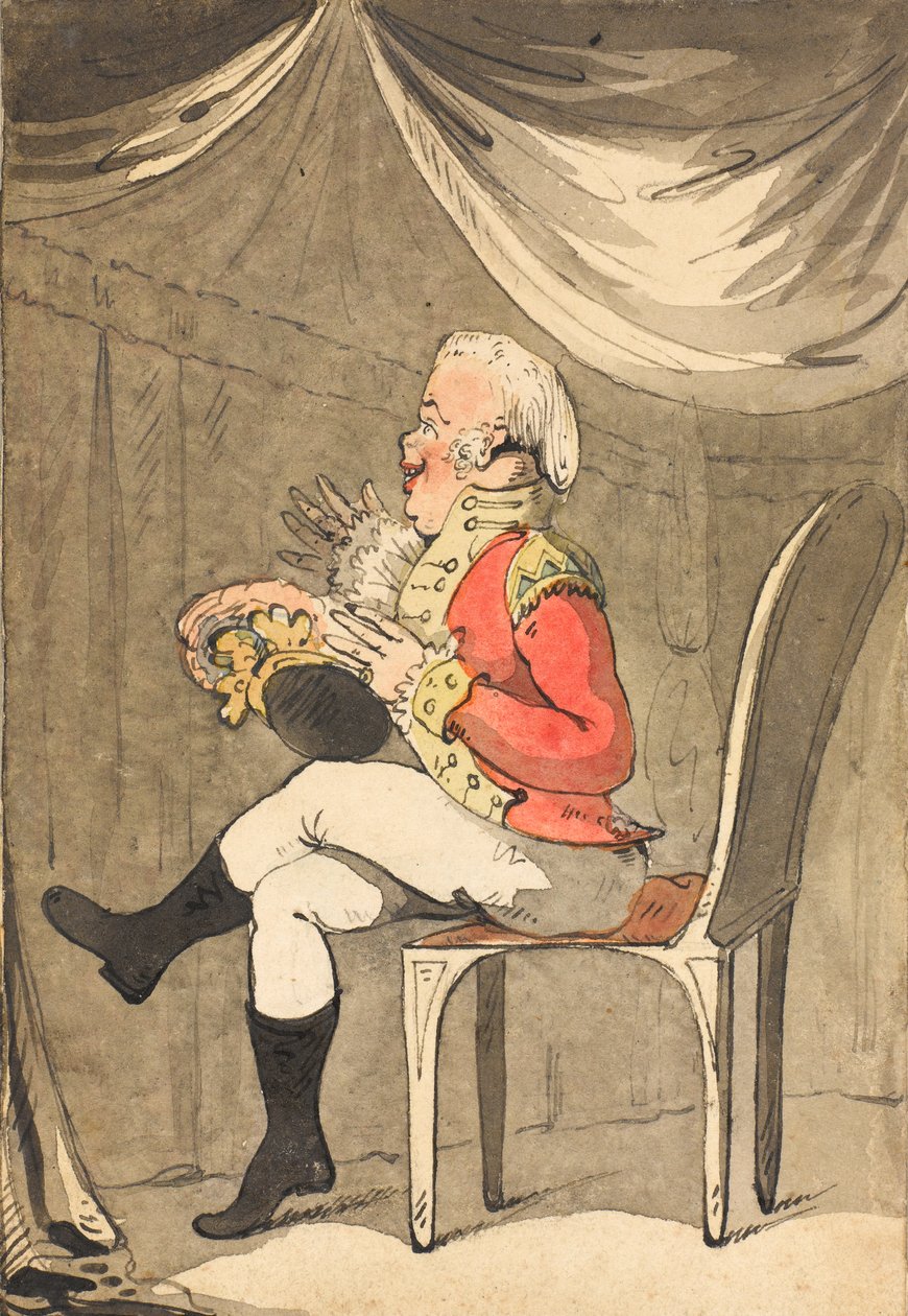 "Tro dem ikke Mem - vi militære Gem"mem er beskytterne, ikke krænkerne, af messen?, 1796. af Unknown