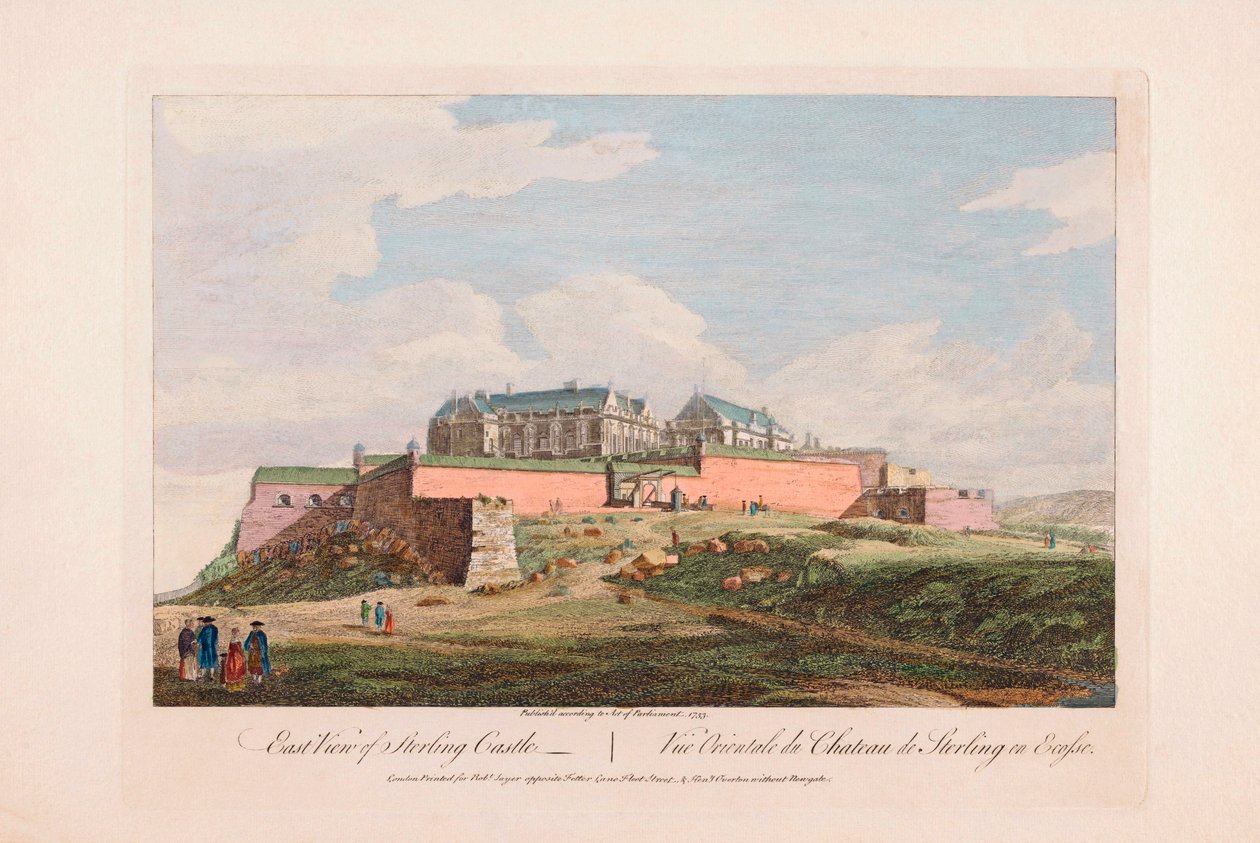 East View af Stirling Castle, Skotland af Unknown artist
