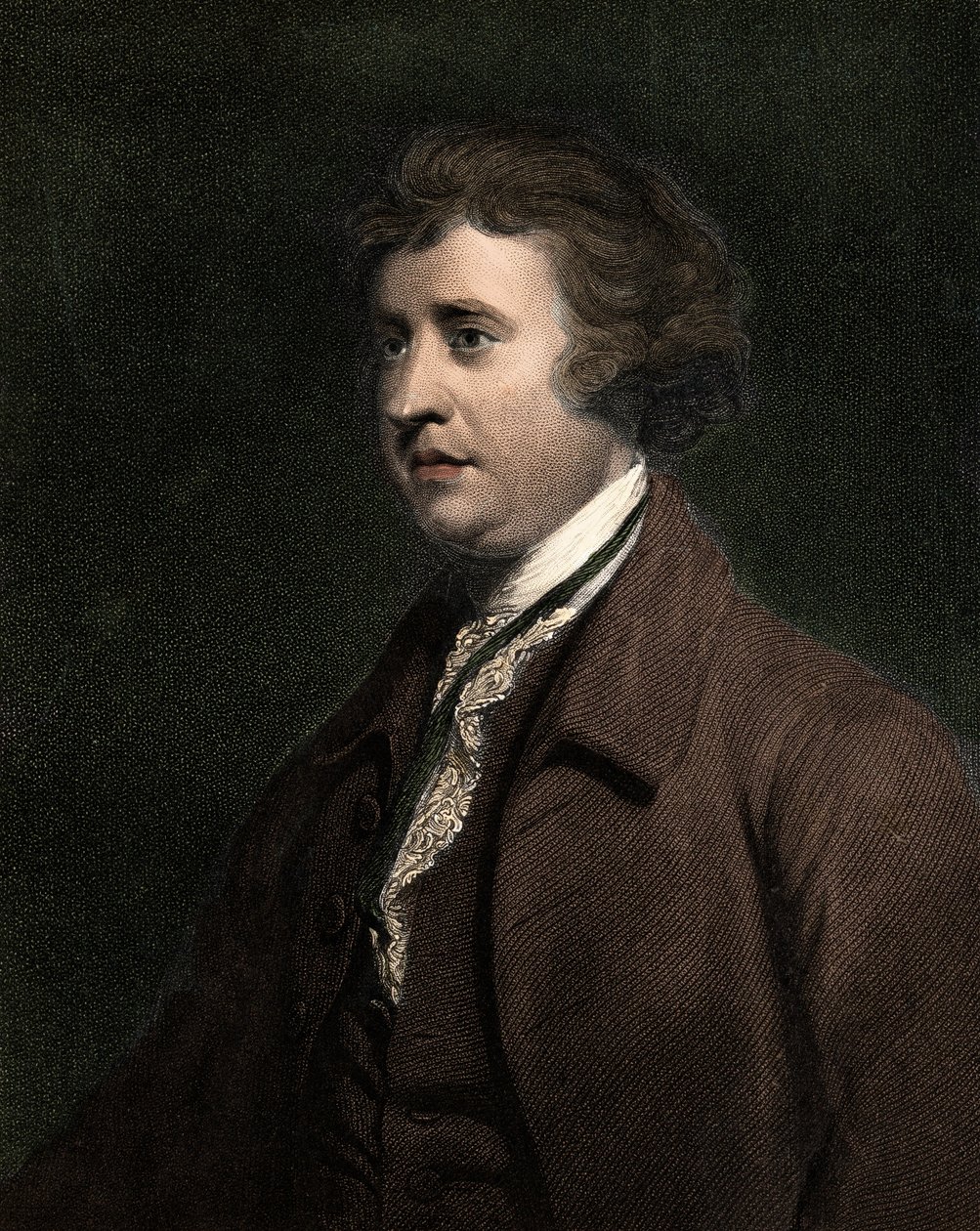 Edmund Burke 1729-1797 - stik - 1800-tallet af Unknown artist
