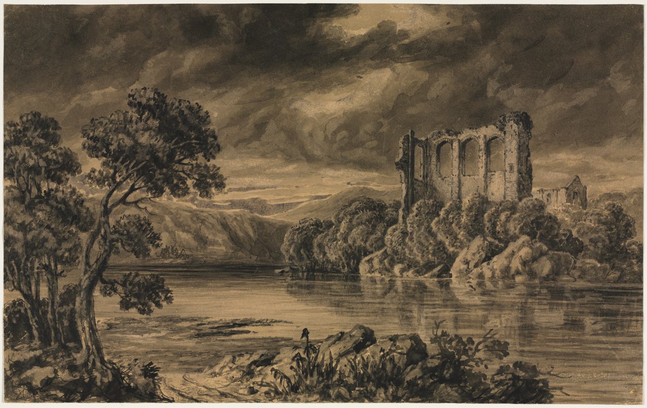 Egremont Slot, Cumberland af Unknown artist