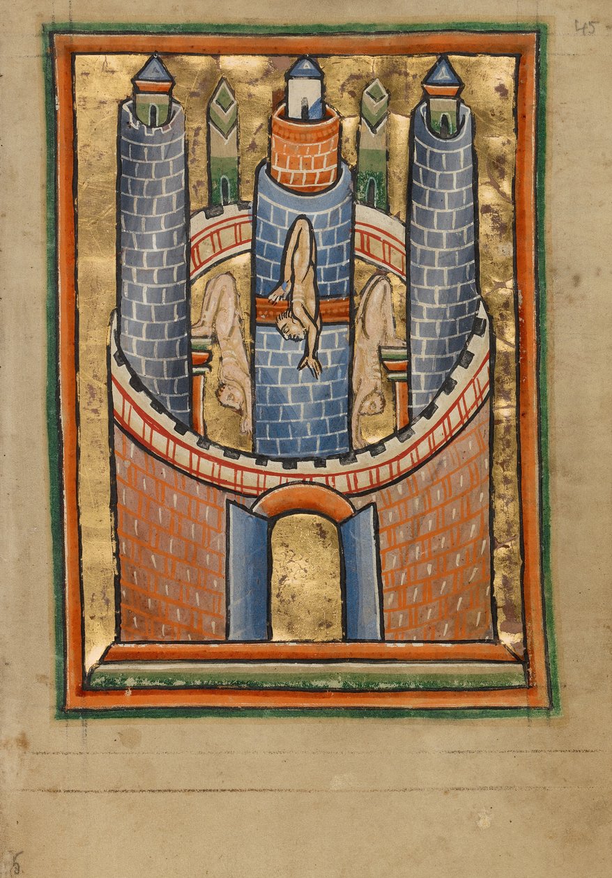 Egypten; de hedenske idolers fald af Unknown artist