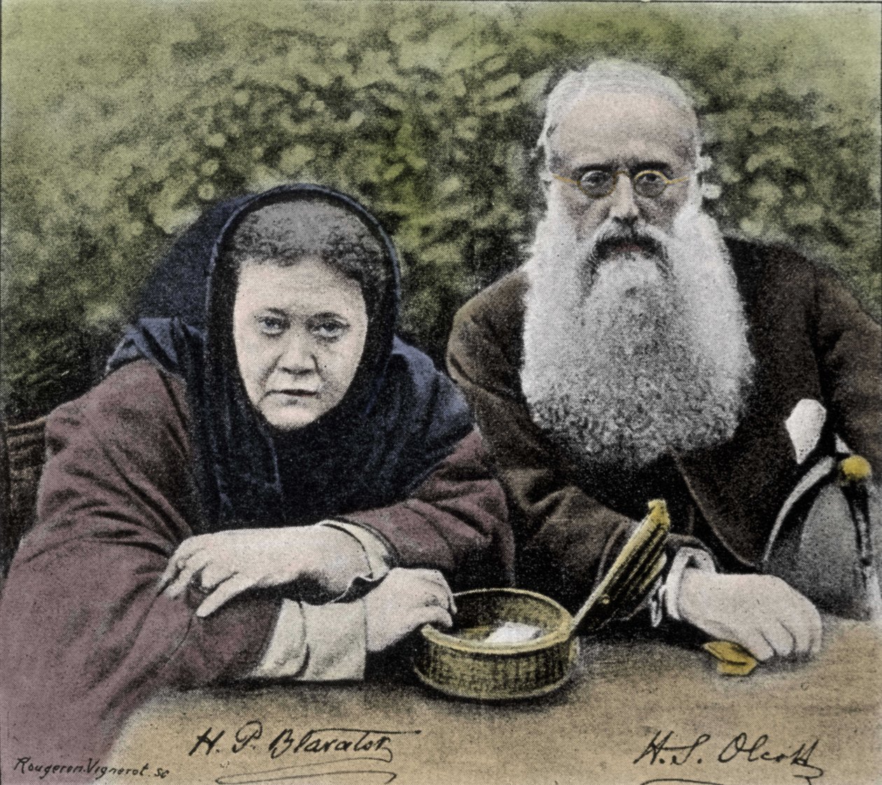 Elena Petrovna Blavatsky (1831-1891), russisk teosof, medstifter af Theosophical Society i 1875 sammen med Henry Steel Olcott. af Unknown artist