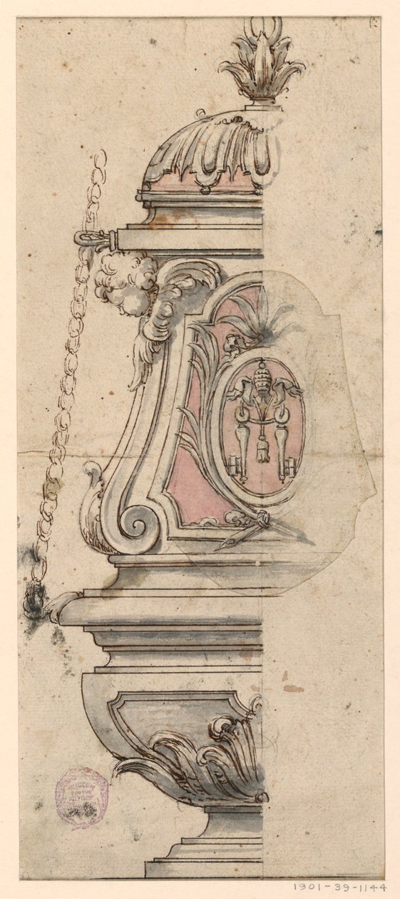 Forhøjning af et røgelseskar af Unknown artist