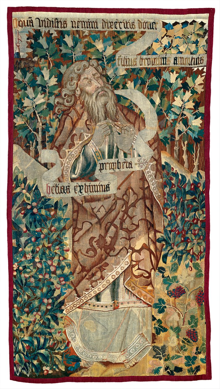 Elias (fragment) fra Kristi transfiguration af Unknown artist
