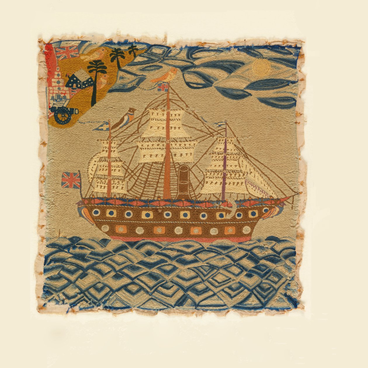 Broderet billede af Unknown artist