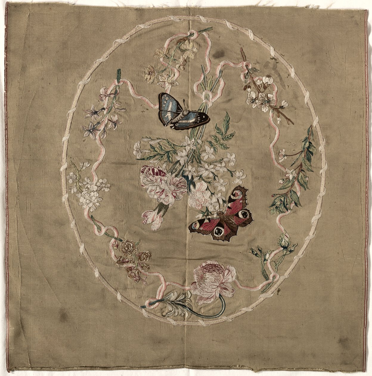 Broderi til brandskærm af Unknown artist