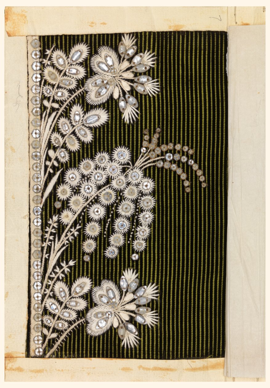 Broderi prøve af Unknown artist