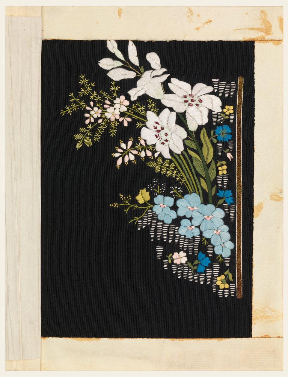 Broderi prøve af Unknown artist