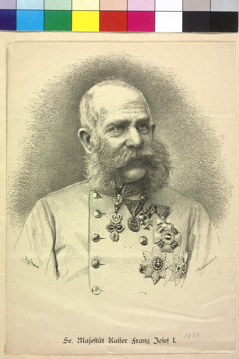 Kejser af Østrig Franz Joseph I af Unknown artist