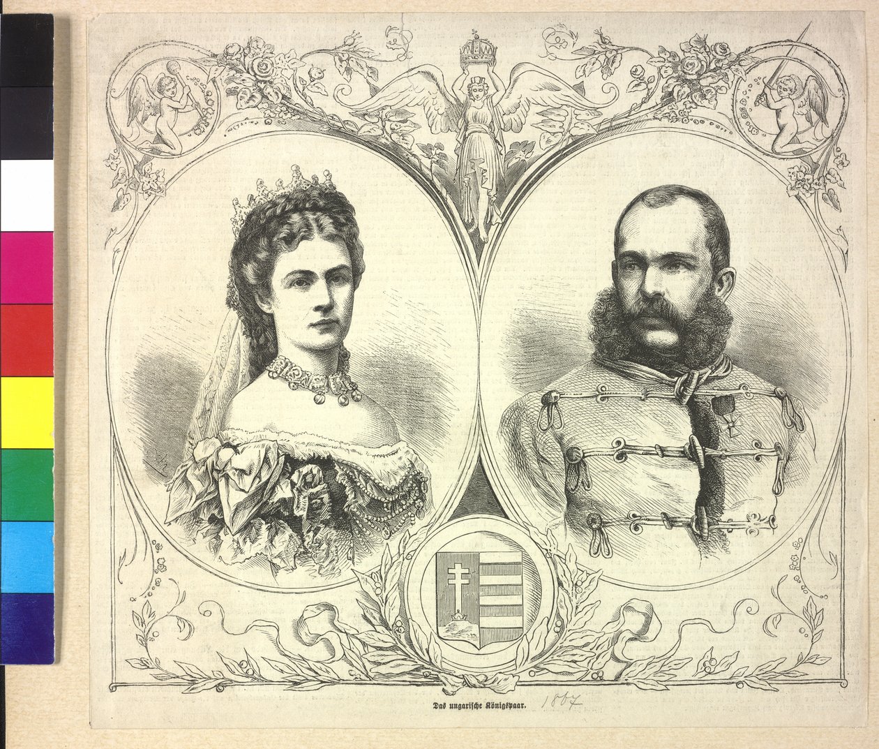 Kejser af Østrig og Elisabeth Franz Joseph I af Unknown artist