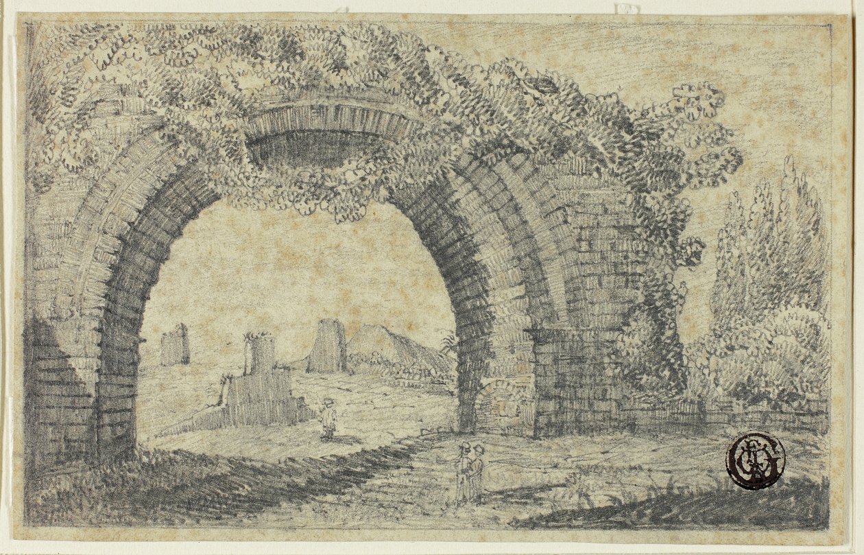 Indgangen til Circus of Caracalla af Unknown artist