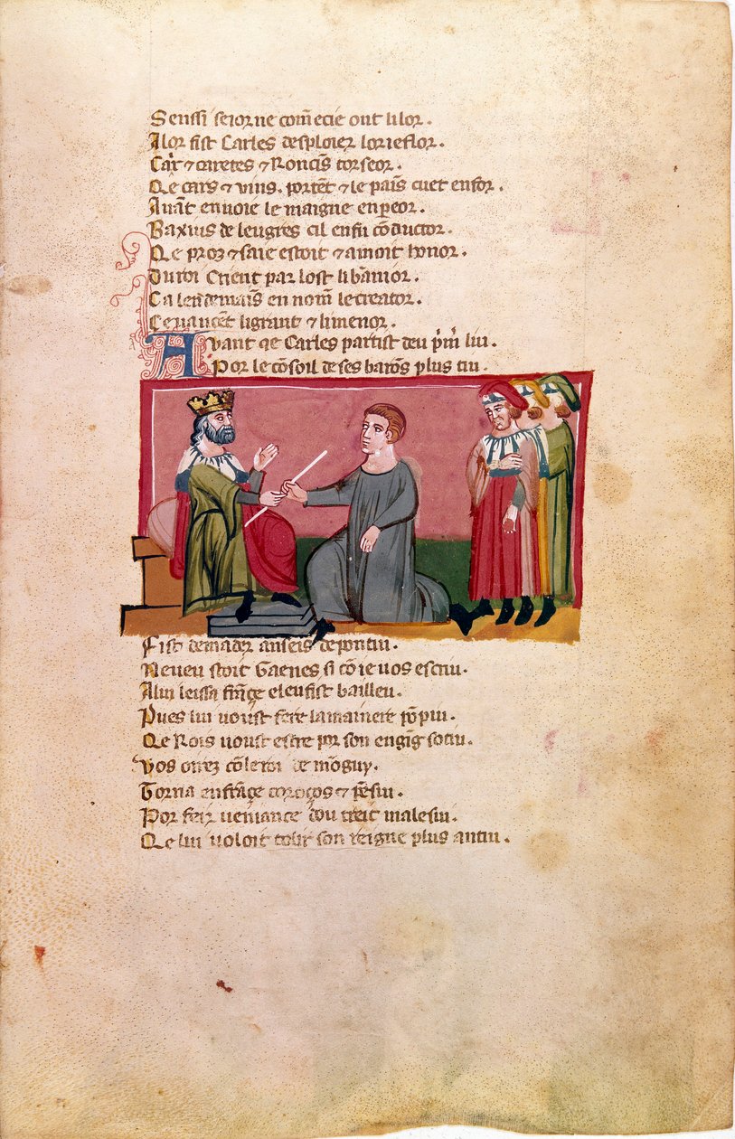 Indrejse til Spanien (miniature af Unknown artist
