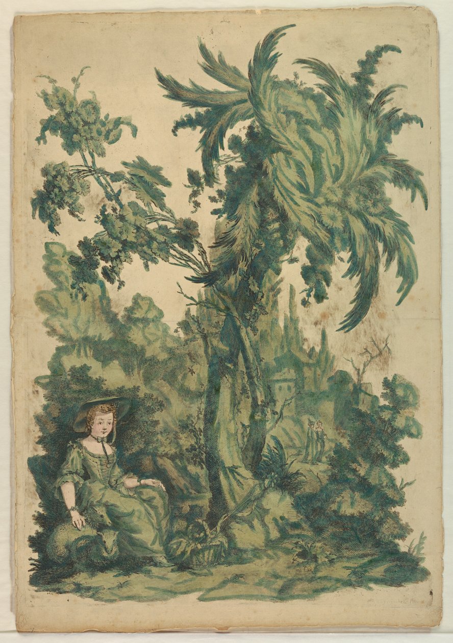 Esther før Ahasverus af Unknown artist