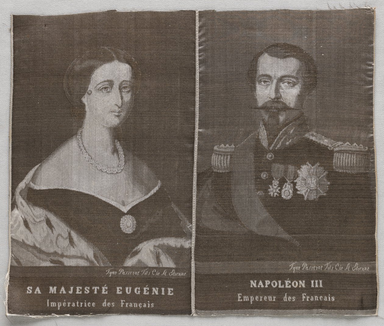 Eugenie og Napoleon af Unknown artist