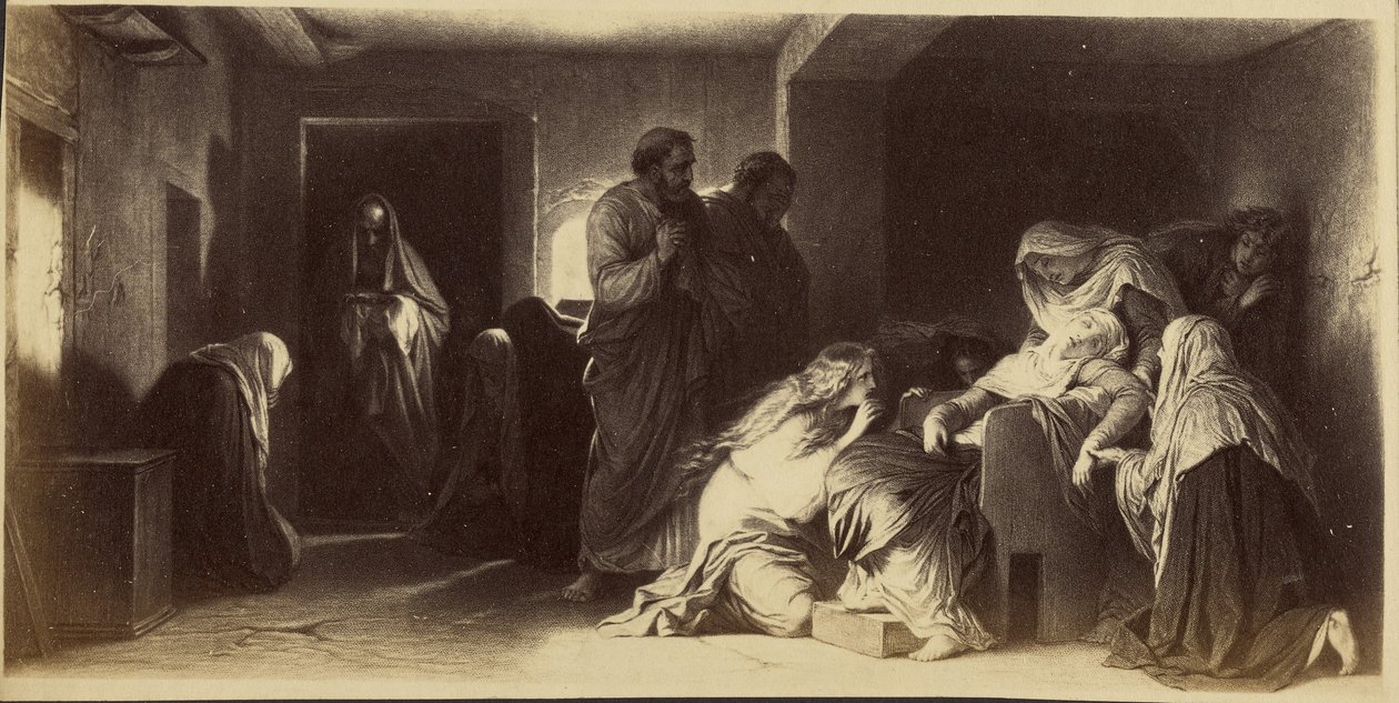[Jomfruens besvimelse af Paul Delaroche]. af Unknown artist